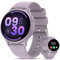 HASAKEI Smartwatch Damen mit Telefonfunktion, 1.27 Smart Watch 400 Zifferblätter Fitnessuhr Menstruationszyklus/Schlafmonitor/UV Index, 70+ Sportmodi IP68 Wasserdicht Sportuhr iOS Android Hellviolett