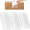 50 Stück Etikettenhalter 10 x 6 cm Transparenter Selbstklebender Etikettenhalter für Aufbewahrungsbox PVC Wasserdichter Visitenkartenhüllen für Büro Zuhause Schule Organisation Klassifizierung