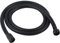 Shower Hose Replacement, 59 Inches Extra Long Matte Black Silicone Handheld Shower Hose for Showers Spray Bidet Bathing Toilet Cleaning