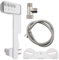 Ruiqas Bidet Toilette WC Non Électrique,Siège de Bidet à Eau Froide Avec Double Buse Rétractable et Relevable,Lavage Avant et Arrière