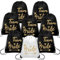 IWTBNOA 8 Stück Bride Kordelzug Turnbeutel, Team Bride Tasche mit Kordelzug, Junggesellenabschied Frauen Team, JGA Frauen Turnbeutel Damen, Team Braut Rucksack Set Geschenke für Hochzeit Verlobung