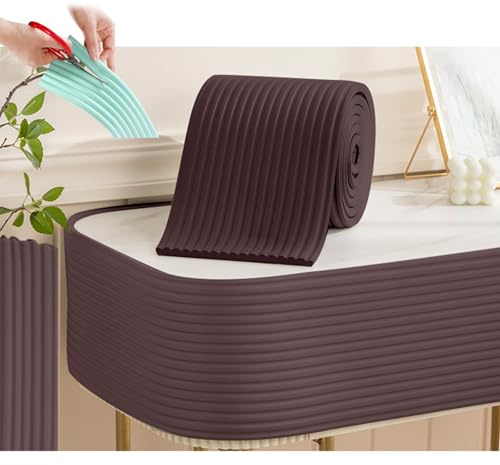 Autocollants Muraux Anti-collision, Panneaux Muraux Rembourrés Auto-adhésifs, Pour Salon Et Chambre, Coussin Mural À Décoller Et Coller, Pour Chambre/salle De Jeux/tête De Lit(Brown)