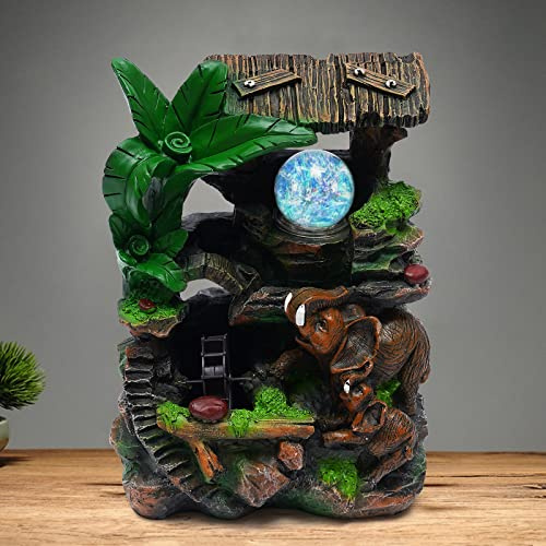Indoor Fountain Rockery Tabletop Fountain with an Tree Elaxation