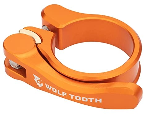Wolf Tooth QR Quick Release Seatpost Clamp - 28.6mm, Orange