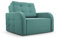 mb-moebel MOEBLO Kindersofa Porto 80 – Schlafsessel Sofa Sessel Jugendsofa Schlafsofa 1-Sitzer Gästebett mit Schlaffunktion und Bettkasten (BxHxT): 101x90x100 cm (Mintgrün)