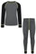 Mountain Warehouse Merino Kids Round Neck Thermal Baselayer Top – Long Sleeve, Lightweight, Antibacterial, Breathable & Quick Dry T-Shirt - Travelling & Outdoors Alloy Grey Kids Size 5-6 Years