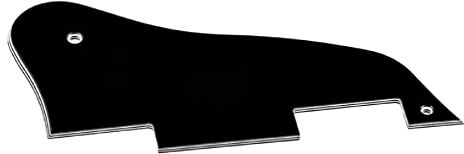 Schwarz PVC Gitarre Pick Guard Anti-Scratch Platte Kompatibel Für ES-335 Gitarre Musikinstrument Zubehör Elektrische Gitarre Pickguard Schwarz Gitarre Scratch Plate Elektrische Gitarre Zubehör Für