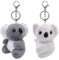 NTEVXZ 2Pcs Porte-Clés Koala en Peluche, Animal en Peluche pour Enfants Filles Cadeaux Sac À Main (10cm)