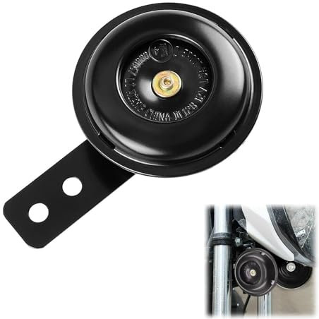 Signalhorn Hupe 12V Laut Universal für Auto, Motorrad, Roller, Dreirad, Pocket Bikes - 105db Wasserdicht