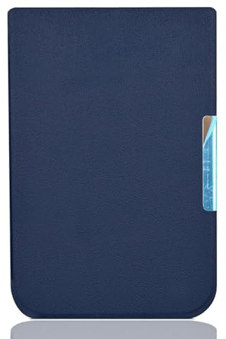 INSOLKIDON Compatible avec Coque Pocketbook 631/Touch HD2/Touch HD/631 Plus TabletÉtui de Protection Pliable Housse Cuir Case Cover Sommeil/Réveil Automatique (Bleu)