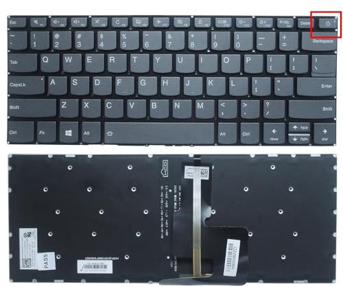 JYJYGDM Piezas de portátil Nos for Lenovo IdeaPad 1-14IGL05 1-14ADA05 1-14AST-05 V14-ADA V14-ARE V14-IGL V14-IIL V14-IKB V14-IWL Teclado(Backlit A)