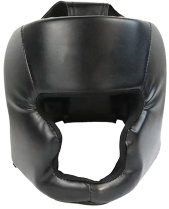 Caschetto Boxe Adulti Uomo Donna, Casco da Boxe per Sparring, Protezione per la Testa, Misura Regolabile, Casco Allenamento MMA Muay Thai Kickboxing A-rti Marziali Karate e T-aekwondo