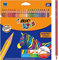 BIC Kids Evolution Stripes Buntstifte - mehrfarbig, 24 Stück