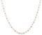 Ouran, Collana girocollo da donna, multicolore con ciondolo a catena lunga, ideale come regalo per ragazze, mamma, amiche e Lega, colore: Perline rosa., cod. XL-0724