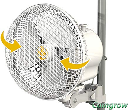 Secret Jardin Monkey Fan Clip-Lüfter, 200 mm, 20 W