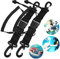 Tauchen Zubehör 2 Stück, Tauchen Spiralkabel, Tauchen Ausrüstung Lanyard, Werkzeuge Tauchhaken, für Unterwasserkamera, Schnorcheln Anti Leine Gurtband, mit Clips Schnellverschluss