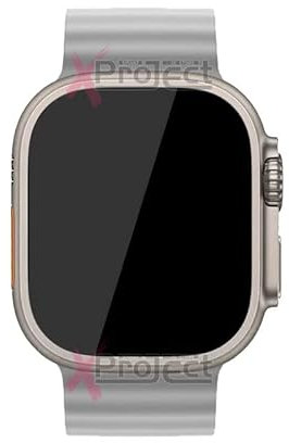 ASVIL Z68 Ultra Smart Watch Series 8 49mm Pantalla HD Bluetooth Llamada NFC Smartwatch Hombres Mujeres Banda Deportiva PK IWO 14 X8 HW8 W68 Ultra Max (Gris)