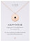 LUUK LIFESTYLE Collana da donna in acciaio inossidabile filigranato con placchetta rigata e cuore nero, lunghezza regolabile, rosa
