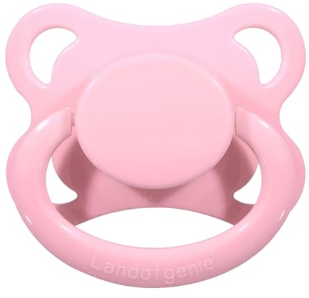 Landofgenie Großer Saugerschild Schnuller für Erwachsene Rosa