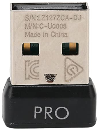 Receptor USB, Receptor de Repuesto para Logitech G Pro Receptor de Ratón con Enchufe USB Adaptador de Ratón Portátil con Tecnología Inalámbrica 2.4G, Fácil Reemplazo