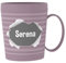 ILS I LOVE SHOPPING Tazza Personalizzata con Nome Bicchiere in plastica 350ml per Microonde con manico colazione Made in Italy (SERENA)