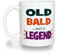 Banterous | Old Bald and a Legend Mug | Funny Gift for Dad, Old Man | Father's Day Idea | Birthday Present for Men