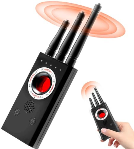 SecuraLen Detecteur Camera, Detecteur de Camera et Micro Espion Détecter Les Appareils Cachés, Detecteur de Camera Détecteur de Dispositifs D'écoute pour Le Bureau, Les Hôtels, la Salle de Bain