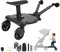 OUBUBY Buggy Board für Alle Kinderwagen, Board mit Kinderwagensitz,360° Zweirad Design Trittbrett Mitfahrbrett Universal Passend für 3-7 Jahre Alte Kinder, mit Einer Maximalen Belastung Von 55 Pfund