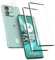 QZJinch Lot de 4, 2 x Verre Trempé pour Motorola Edge 40 Neo et 2 x Protection Caméra Arrière,Dureté 9H,3D Incurvé Couverture Complète,HD Transparent,Compatible avec Motorola Edge 40 Neo