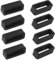 8 Pezzi Anello di Fissaggio per Cinturino in Silicone,passante per cinturino in silicone, Fibbia Di Ricambio Per Cinturino Orologio,per Orologi Accessori, diametro 22 mm