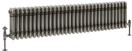 Hudson Reed Regent - Gliederheizkörper 300mm x 1415mm in lackiertem Rohmetall
