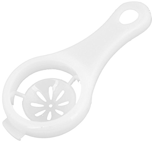 Nopea Küche Eigelbtrenner Eiweißtrenner Eidotter Separator Halter Teiler Utensil EIgelb Sieb Eigelb Eiweiß Trenner Eidotter Separator Eiklar Trenner 1 Stück Weiß