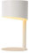 LUCIDE KNULLE - Tischlampe - Ø 15 cm - 1xE14 - Weiß