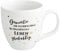 Him & I® - Jumbo Tasse mit Spruch Genieße die kleinen Dinge. Sie machen das Leben großartig - 9,5 cm - 0,45 l - Porzellan Tasse - Kaffeetasse - Kaffeebecher - Geschenk für Freundin, Mama & Kollegin