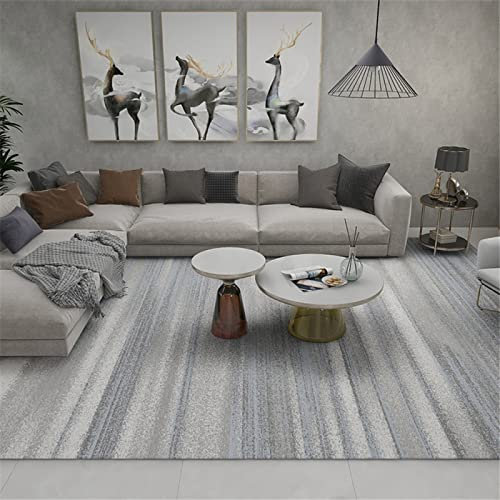 DJHWWD Teppich flach webteppich Rechteckiger Grauer Teppich Moderner Stil Schlafzimmer Anti-Rutsch-Teppich schmutzabweisend Teppich Vorraum 40X60CM