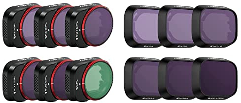 Freewell Bright Day ND/PL, CPL Filters 6Pack Compatible with Mini 3 Pro & All Day – 6er Pack ND4, ND8, ND16, ND32, ND64, ND1000 Filter Kompatibel mit Mini 3 Pro