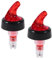 2Pcs Measure Pourer, 50ML Measured Liquor Bottle Pourers Pourer Spout Bottle Pourer Liquor Bottle Pourers Bottle Jigger Drink Wine Dispenser Reusable(red)