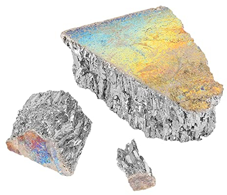 MUNEFE Lingote De Bismuto De 1000g, Trozo De Lingote De Metal, Cristal De Bismuto 99.99% Puro Para Pigmento Retardante De Llama, Lámpara De Cerámica Electrónica Para Cosméticos