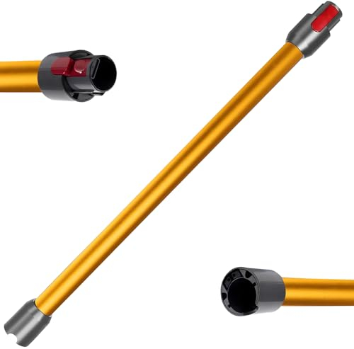 LHYNEE Tube Extension for V8 Vacuum, Tube Quick Release Spare Compatible for V15, Telescopic Rigid Rod Extension Accessories Compatible for V7 V8 V10 V11 V15(Orange)