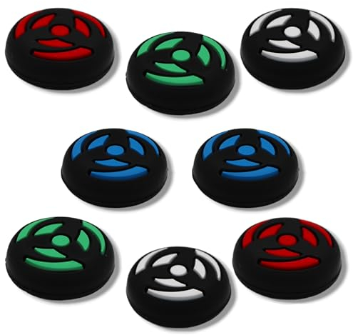 MatoSan® 8 Thumbstick Kappen Gaming Zubehör - Kompatibel mit PS5, PS4, Xbox Controller Joystick - Design-Upgrade - Einfache Installation - Playstation 5 Zubehör PS5 Zubehör PS4 Zubehör