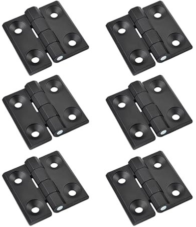 6 Piece Door Hinges, Folding Door Hinges, Quick Release Hinge Fasteners, Bedroom, Cabinet Connectors, Hinge Leg Accessories, Furniture Hinge Accessories, Metal Hinge Connectors