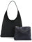 EVEOUT Wildleder Schultertaschen Damen Große minimal Umhängetaschen Suede Tote Hobo Taschen mit Beuteltasche Tragetasche Shopper für Arbeit Urlaub Reisen Hochschulen