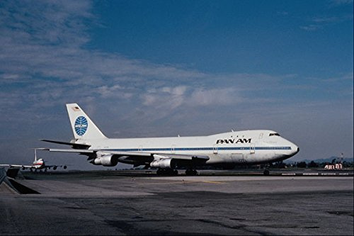 576096 Pan Am B747 21 Los Angeles USA A4 Photo Poster Print 10x8