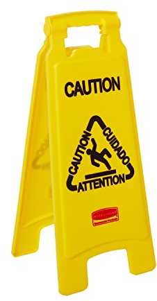 Rubbermaid Commercial Products Señal Suelo Mojado - 1400 gr