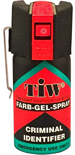 HOERNECKE Spray De Défense Tiw Farb-Gel 40 ML Version Clapet Ou Clip Ceinture Nouvelle Version (Version Clip Ceinture)