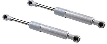 Klappenbeschlag Ersatz-Gasdruckfeder 450 N für Kesseböhmer Klappen Lift-Beschlag | Kompressionsfedern mit 3 Jahre Garantie | Länge 210mm | Gasdruck-Dämpfer KOMPLETT SET | 2 Stück - Federn