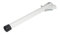 White Spring Door Stop 210mm / 8.3 Metal Driveway Gate Stopper Garage Door Holder