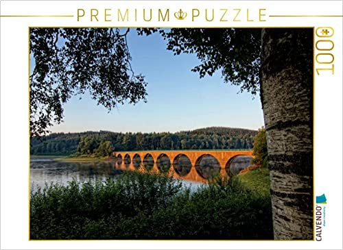 CALVENDO Puzzle Klamer Brücke, Versetalsperre, Lüdenscheid | 1000 Teile Lege-Größe 64 x 48 cm Foto-Puzzle für glückliche Stunden