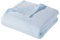WOHNWOHL® Babydecke Waffelpiqué aus 100% Baumwolle I 70x110 cm I Erstlingsdecke, Farbe:Hellblau