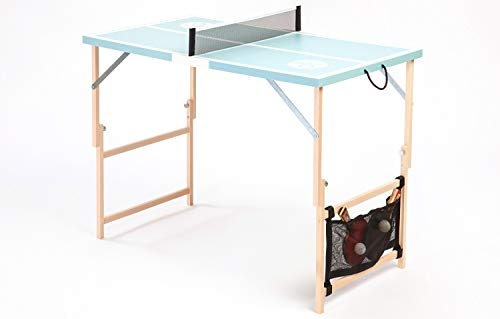 DISH TENNIS Mini Tischtennisplatte gletscherblau Gletschereis